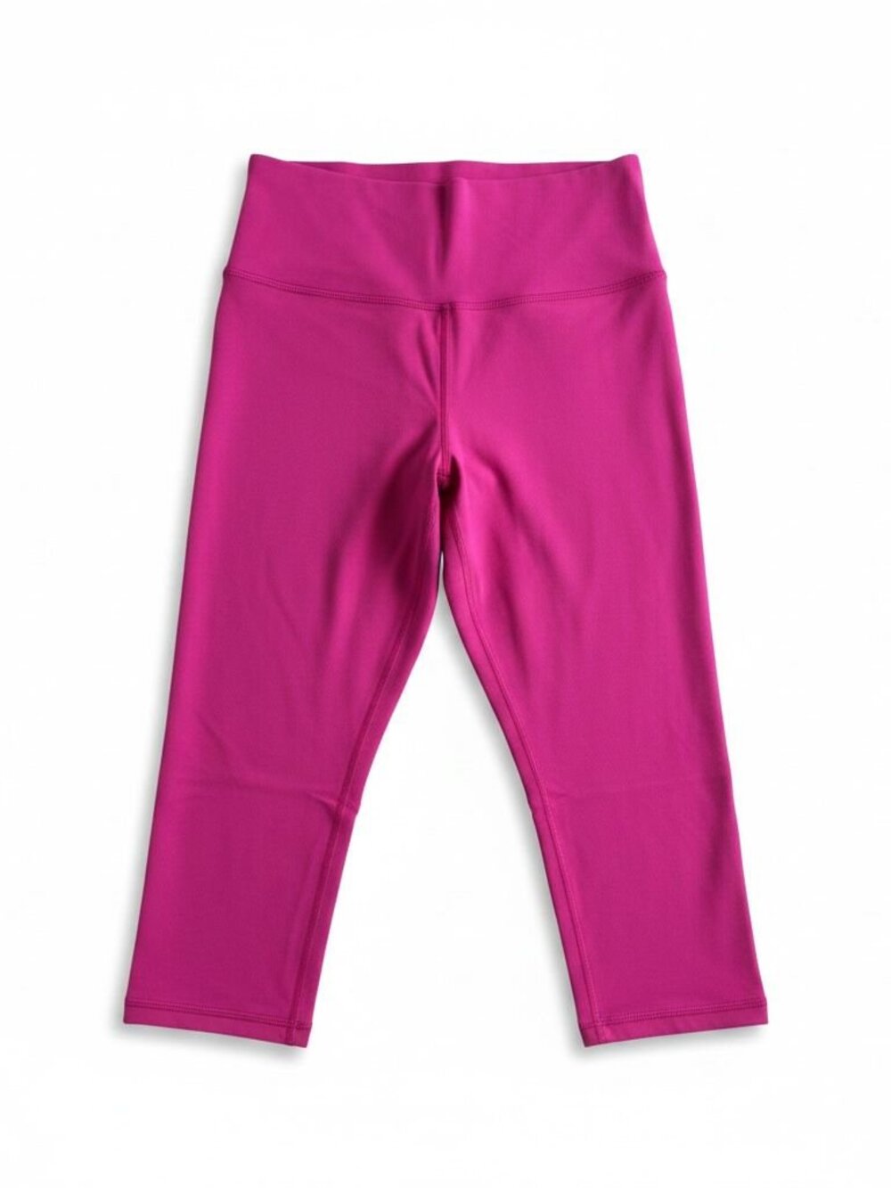 Athleta Transcend Capri Leggings – Bright Pink Magenta – Size Large - Picture 4 of 6